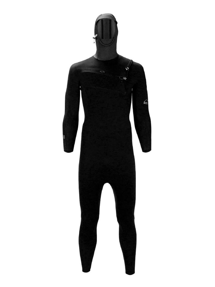 Sola Obsidian 6/5/4MM Hooded GBS FZ Wetsuit - Black - 2023 Mens winter wetsuits