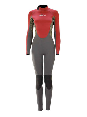 
                  
                    Load image into Gallery viewer, Sola Womens H2o 4/3MM Wetsuit - Burgandy Leaf - 2022 Womens winter wetsuits
                  
                