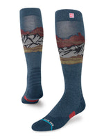 STANCE CHIN VALLEY SNOWBOARD SOCKS - BLUE BLUE SOCKS