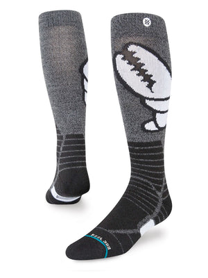 
                  
                    Load image into Gallery viewer, STANCE CRAB GRABBER SNOWBOARD SOCKS - BLACK BLACK SOCKS
                  
                