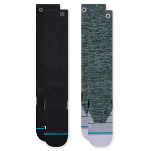 
                  
                    Load image into Gallery viewer, STANCE ESSENTIAL 2 PACK SNOWBOARD SOCKS - MULTI - 2021 MULTI SOCKS
                  
                