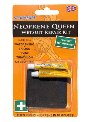 
                  
                    Load image into Gallery viewer, Stormsure Neoprene Queen Wetsuit Repair Kit 2x5g - Black Repair and care
                  
                