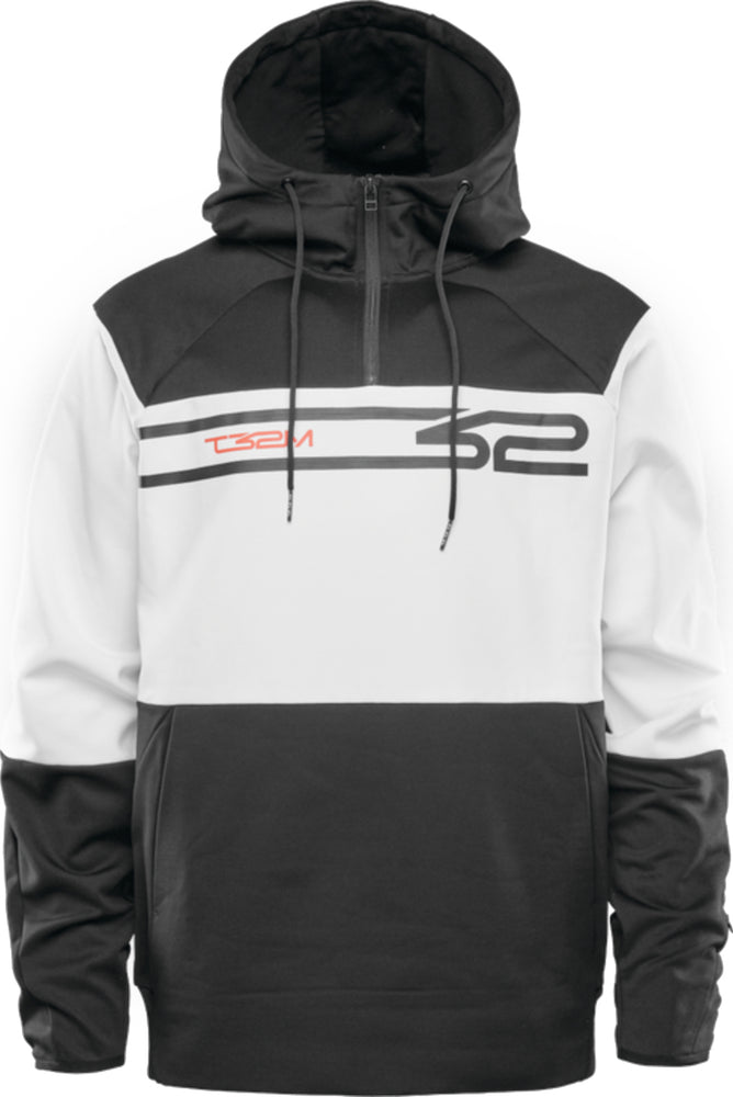 THIRTY-TWO SIGNATURE TECH HOODIE - BLACK WHITE - 2021 BLACK/WHITE HOODIES