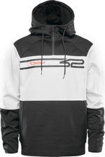 THIRTY-TWO SIGNATURE TECH HOODIE - BLACK WHITE - 2021 BLACK WHITE HOODIES