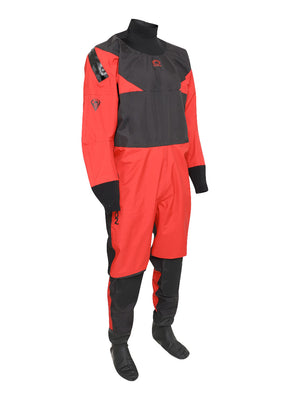 
                  
                    Load image into Gallery viewer, Typhoon Hypercurve 4 Drysuit With Socks - Red Black - 2023 Drysuits
                  
                