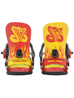 
                  
                    Load image into Gallery viewer, UNION COBRA DOGS X STRATA SNOWBOARD BINDINGS - RED - 2023 SNOWBOARD BINDINGS
                  
                