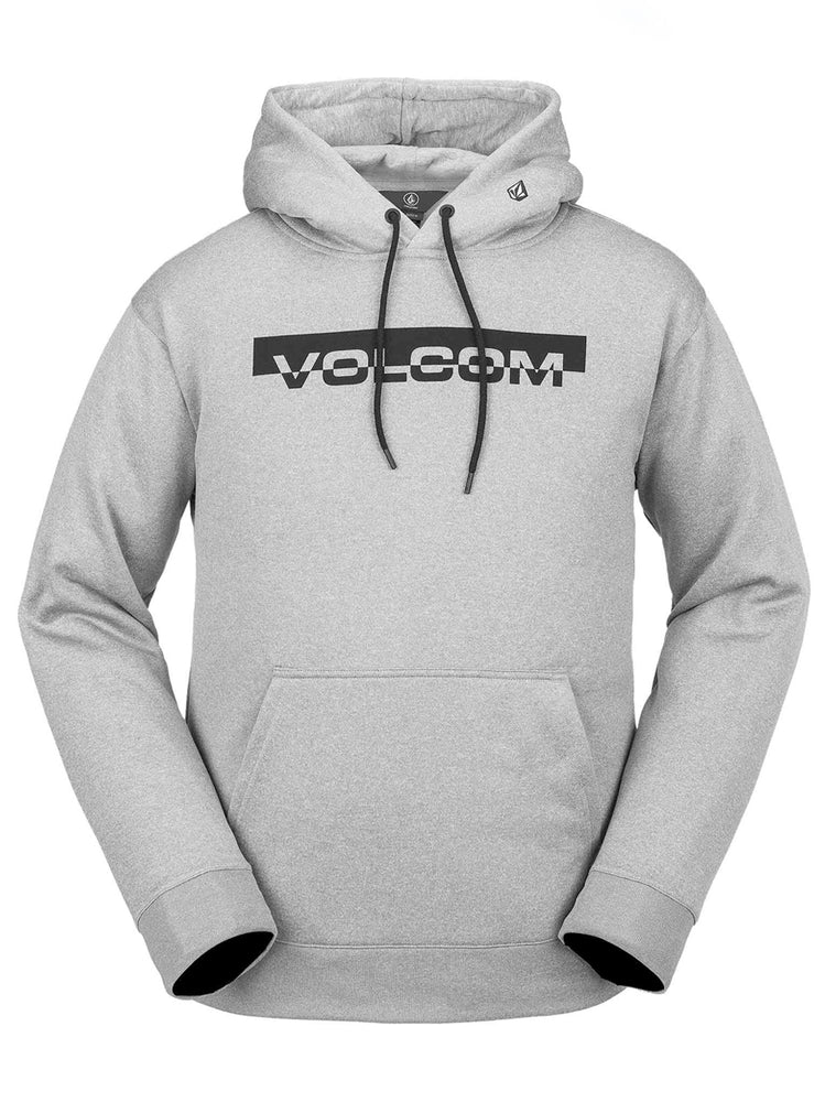 VOLCOM CORE HYDRO FLEECE - HEATHER GREY - 2024 HEATHER GREY HOODIES