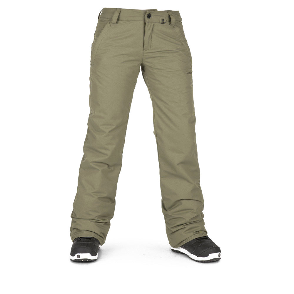 VOLCOM WOMENS FROCHICKIE INS SNOWBOARD PANT - MILITARY - 2019 MILITARY SNOWBOARD PANTS