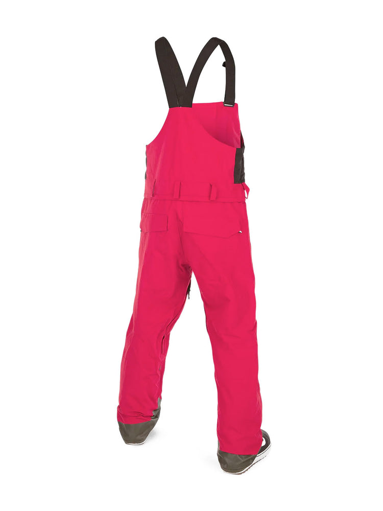 VOLCOM RAIN GORE TEX BIB OVERALL SNOWBOARD PANT - RED - 2023 SNOWBOARD PANTS