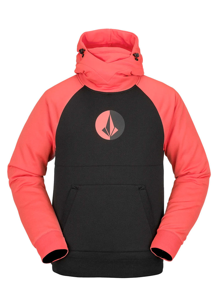 VOLCOM HYDRO RIDING HOODIE - ORANGE SHOCK - 2023 ORANGE SHOCK HOODIES