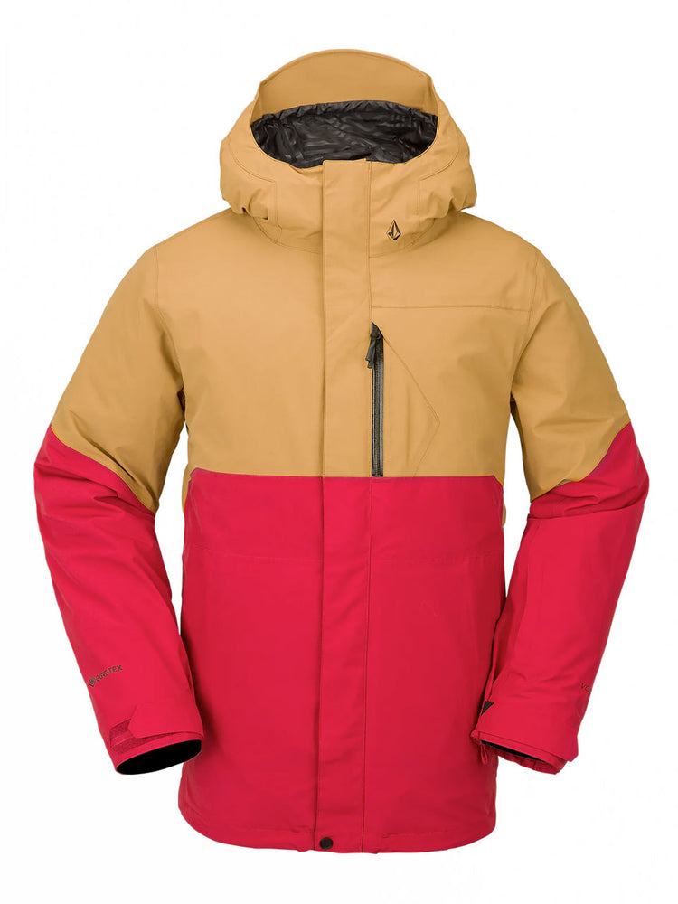 VOLCOM L GORE TEX SNOWBOARD JACKET - CARAMEL - 2023 CARAMEL SNOWBOARD JACKETS