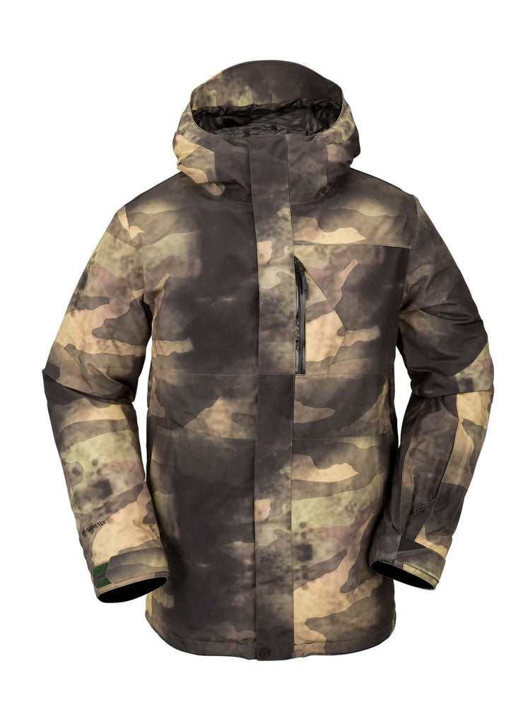 VOLCOM L INSULATED GORE TEX SNOWBOARD JACKET - CAMOUFLAGE - 2023 CAMOUFLAGE SNOWBOARD JACKETS