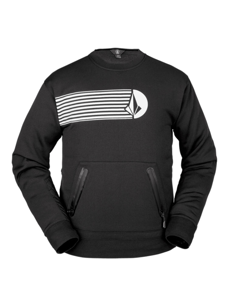 
                  
                    Load image into Gallery viewer, VOLCOM LET IT STORM CREW - BLACK - 2023 BLACK SWEATERS
                  
                