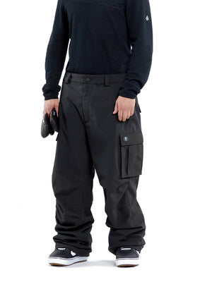 
                  
                    Load image into Gallery viewer, VOLCOM NWRK BAGGY SNOWBOARD PANT - BLACK - 2024 BLACK SNOWBOARD PANTS
                  
                