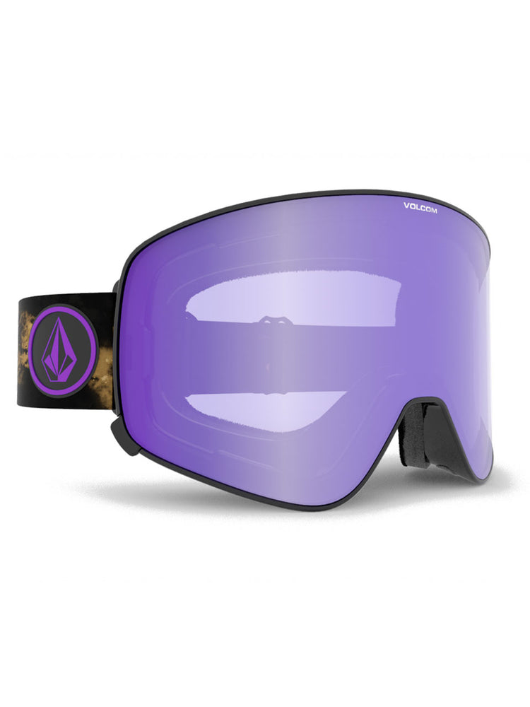 VOLCOM ODYSSEY SNOWBOARD GOGGLES + BONUS LENS - BLEACH PURPLE CHROME - 2023 BLEACH PURPLE CHROME GOGGLES