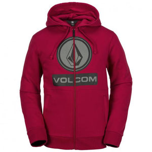 
                  
                    Load image into Gallery viewer, VOLCOM SFD FLEECE - BLOOD RED - 2018 BLOOD RED HOODIES
                  
                