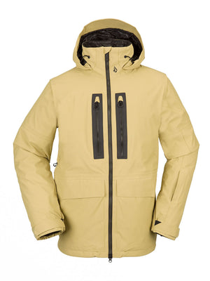 
                  
                    Load image into Gallery viewer, VOLCOM STONE GORE TEX SNOWBOARD JACKET - GOLD - 2022 GOLD SNOWBOARD JACKETS
                  
                