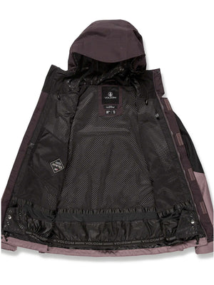
                  
                    Load image into Gallery viewer, VOLCOM WOMENS ARIS GORE-TEX INSULATED SNOWBOARD JACKET - BLACK PLUM - 2023 SNOWBOARD JACKETS
                  
                