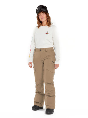 
                  
                    Load image into Gallery viewer, VOLCOM WOMENS ASTON GORE-TEX SNOWBOARD PANT - COFFEE - 2022 SNOWBOARD PANTS
                  
                