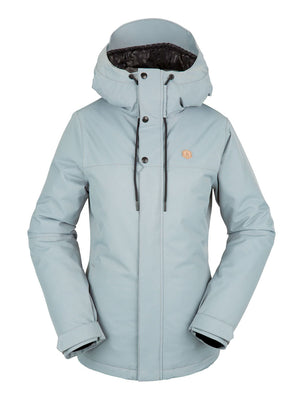 
                  
                    Load image into Gallery viewer, VOLCOM WOMENS BOLT INSULATED SNOWBOARD JACKET - GREEN ASH - 2023 GREEN ASH SNOWBOARD JACKETS
                  
                