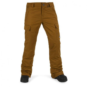 
                  
                    Load image into Gallery viewer, VOLCOM WOMENS CASCADE INS SNOWBOARD PANT - COPPER - 2018 COPPER SNOWBOARD PANTS
                  
                