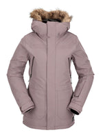 VOLCOM WOMENS SHADOW INSULATED SNOWBOARD JACKET - ROSEWOOD - 2023 ROSEWOOD SNOWBOARD JACKETS