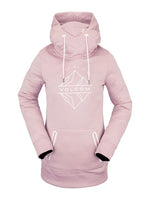 VOLCOM WOMENS SPRING SHRED HOODIE - HAZY PINK - 2022 HAZY PINK HOODIES