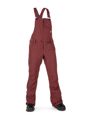 
                  
                    Load image into Gallery viewer, VOLCOM WOMENS SWIFT BIB OVERALL SNOWBOARD PANT - SCARLET - 2020 SCARLET SNOWBOARD PANTS
                  
                