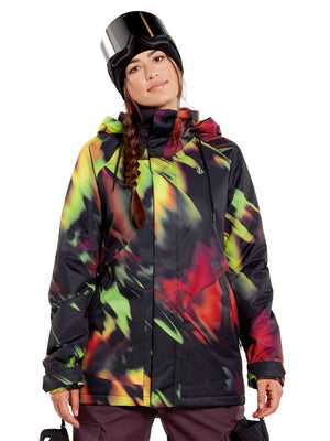 
                  
                    Load image into Gallery viewer, VOLCOM WOMENS WESTLAND INSULATED SNOWBOARD JACKET - ACID YELLOW - 2021 SNOWBOARD JACKETS
                  
                